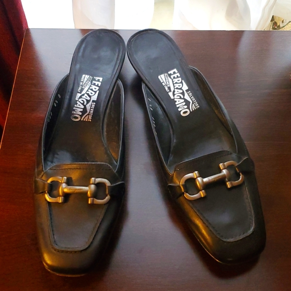 Vintage Ferragamo mules